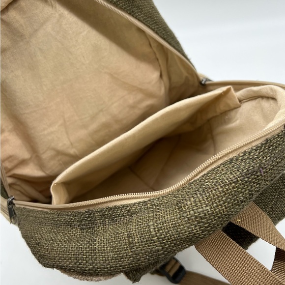 Multi Pocket Hemp Backpack - Picture 12 of 16